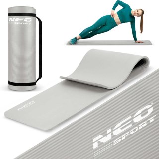 Mata do Ćwiczeń i Jogi 183 x 60 cm Neo-Sport - szara