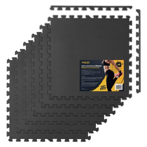 Mata piankowa do ćwiczeń fitness PUZZLE - Neo-Sport 180 x 120 Mata piankowa do ćwiczeń fitness PUZZLE - Neo-Sport 180 x 120