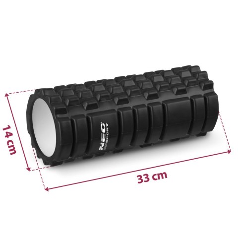 Roller do ćwiczeń 33x14cm NS-953 czarny Roller do ćwiczeń 33x14cm NS-953 czarny