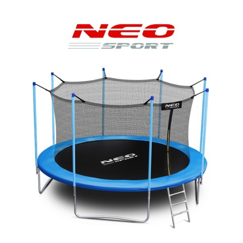 Trampolina ogrodowa 15ft/465cm z siatką wewnętrzną i drabinką Neo-Sport Trampolina ogrodowa 15ft/465cm z siatką wewnętrzną i drabinką Neo-Sport