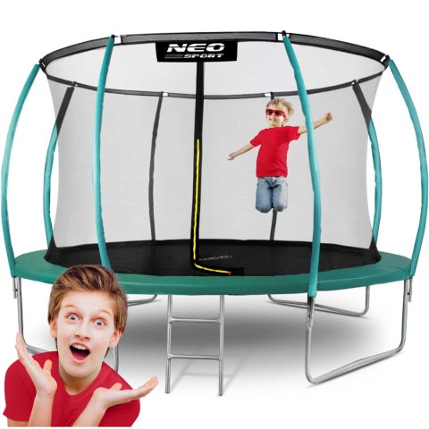 Trampolina ogrodowa profilowana 12ft/374cm z siatką wewnętrzną Neo-Sport Trampolina ogrodowa profilowana 12ft/374cm z siatką wewnętrzną Neo-Sport