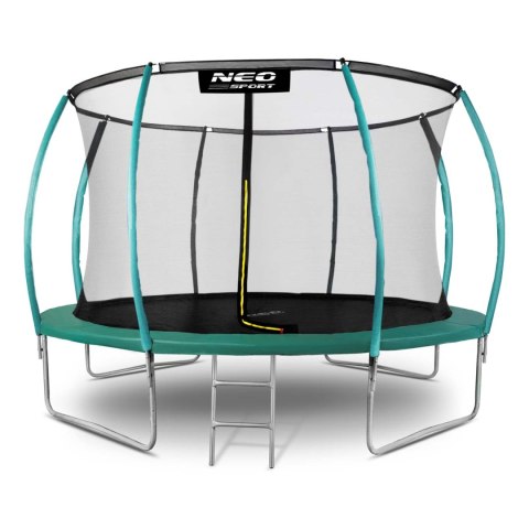 Trampolina ogrodowa profilowana 12ft/374cm z siatką wewnętrzną Neo-Sport Trampolina ogrodowa profilowana 12ft/374cm z siatką wewnętrzną Neo-Sport