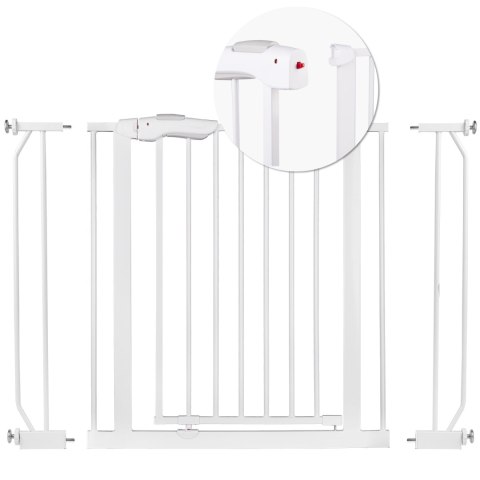 Barierka bramka zabezpieczająca dla dzieci biała Nukido