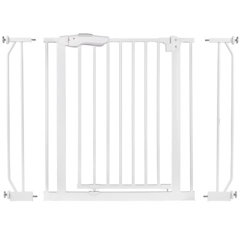 Barierka bramka zabezpieczająca dla dzieci biała Nukido