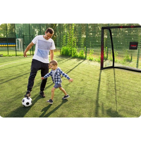 Bramka Do Piłki Nożnej Neo-Sport – 180x120x60 cm, Stalowa, Pokrowiec Bramka Do Piłki Nożnej Neo-Sport – 180x120x60 cm, Stalowa, Pokrowiec