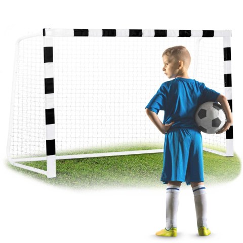 Bramka Piłkarska Neo-Sport – Czarno-Biała, Stalowa, 180x120x60 cm Bramka Piłkarska Neo-Sport – Czarno-Biała, Stalowa, 180x120x60 cm