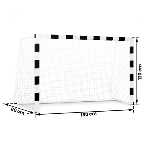 Bramka Piłkarska Neo-Sport – Czarno-Biała, Stalowa, 180x120x60 cm Bramka Piłkarska Neo-Sport – Czarno-Biała, Stalowa, 180x120x60 cm