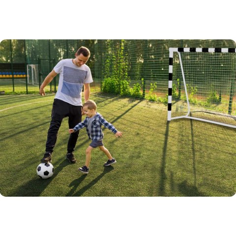 Bramka Piłkarska Neo-Sport – Czarno-Biała, Stalowa, 180x120x60 cm Bramka Piłkarska Neo-Sport – Czarno-Biała, Stalowa, 180x120x60 cm