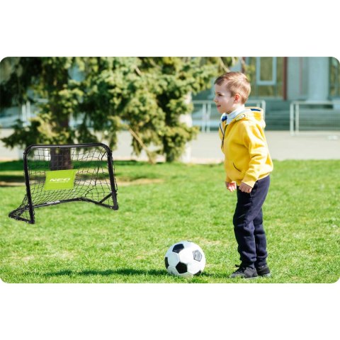 Bramki Piłkarskie Neo-Sport, Zestaw Do Gry, Z Piłką i Pompką, 60x45x25 cm Bramki Piłkarskie Neo-Sport, Zestaw Do Gry, Z Piłką i Pompką, 60x45x25 cm