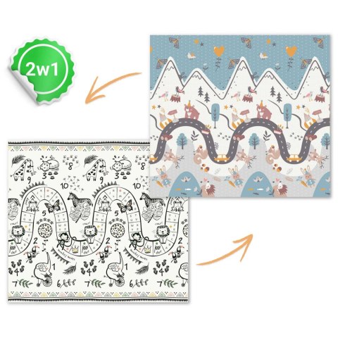 Mata piankowa edukacyjna składana 200 x 180 x 1 cm Nukido NK-340 Mata piankowa edukacyjna składana 200 x 180 x 1 cm Nukido NK-340