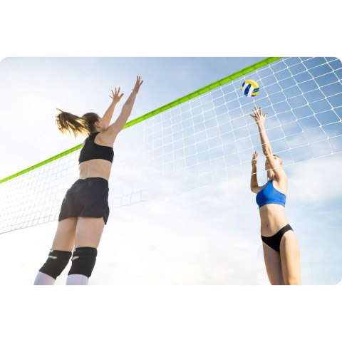 Zestaw do Siatkówki Neo-Sport 570 cm Siatka Słupki Piłka Pompka