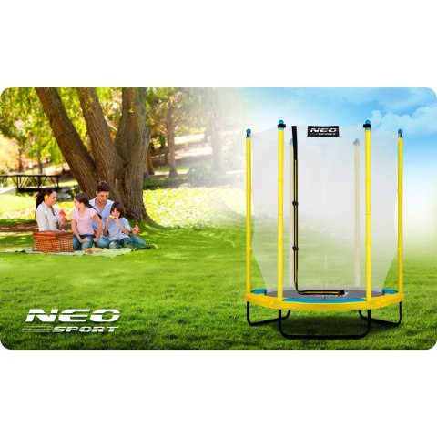 Trampolina ogrodowa dla dzieci 140 cm 4,5ft Neo-Sport Trampolina ogrodowa dla dzieci 140 cm 4,5ft Neo-Sport