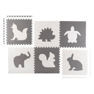 Duża Mata Piankowa Puzzle Ricokids 180x120 cm – Zwierzątka