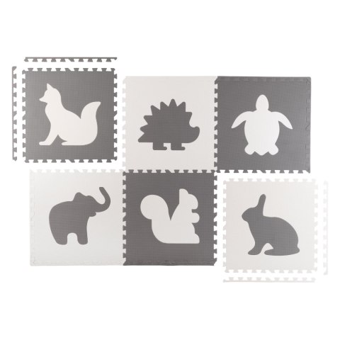 Duża Mata Piankowa Puzzle Ricokids 180x120 cm – Zwierzątka