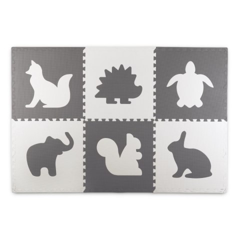 Duża Mata Piankowa Puzzle Ricokids 180x120 cm – Zwierzątka