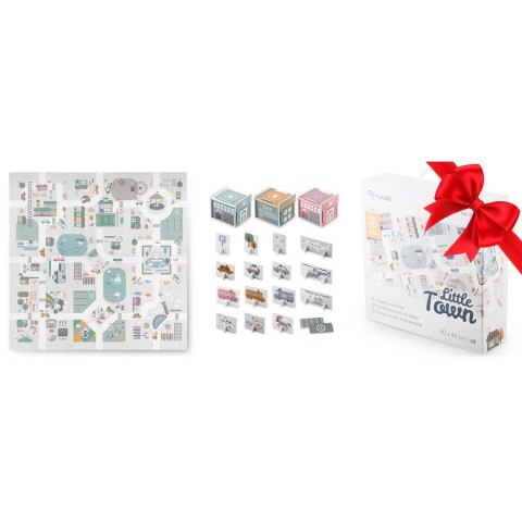 Mata piankowa puzzle 120x120cm + piankowe figurki Nukido Town Mata piankowa puzzle 120x120cm + piankowe figurki Nukido Town