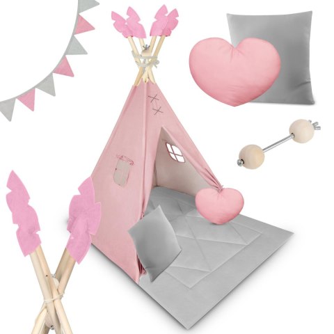 Namiot tipi dla dzieci NK-406 Nukido - różowy Namiot tipi dla dzieci NK-406 Nukido - różowy