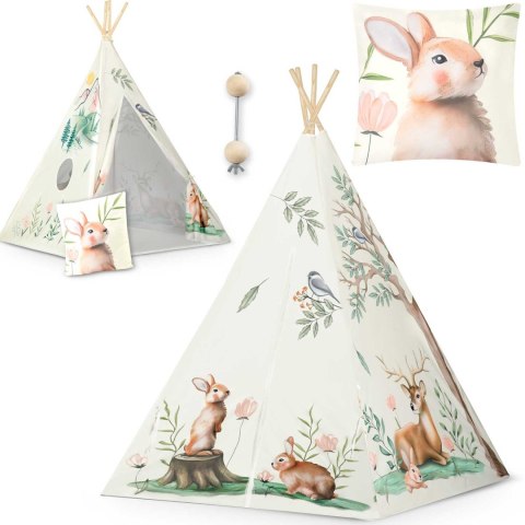 Namiot tipi dla dzieci Nukido - beżowe Namiot tipi dla dzieci Nukido - beżowe