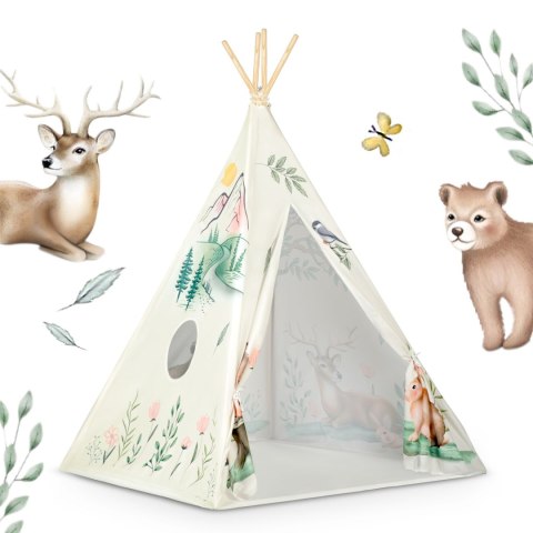 Namiot tipi dla dzieci Nukido - beżowe Namiot tipi dla dzieci Nukido - beżowe