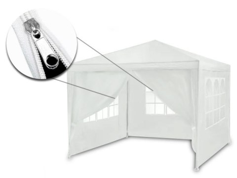 Pawilon Ogrodowy Plonos 300x300x245 cm – 4 Ściany, Biały, UV4 Pawilon Ogrodowy Plonos 300x300x245 cm – 4 Ściany, Biały, UV4
