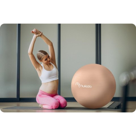 Piłka Ciążowa Fitness Nukido NS-951 Idealna do Treningu i Rehabilitacji Piłka Ciążowa Fitness Nukido NS-951 Idealna do Treningu i Rehabilitacji