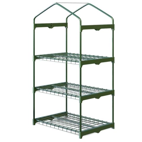 Wielosezonowa Mini Szklarnia Ogrodowa Regał Plonos 4821 125 x 69 x 49 cm Wielosezonowa Mini Szklarnia Ogrodowa Regał Plonos 4821 125 x 69 x 49 cm