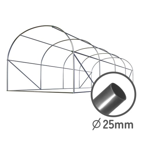 Tunel ogrodowy 2,5x4xH2m (10m2) Plonos Tunel ogrodowy 2,5x4xH2m (10m2) Plonos