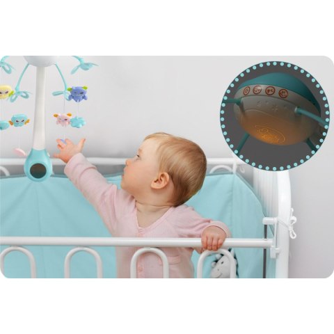 Interaktywna Karuzela do Łóżeczka z Lampką LED i Muzyką - Ricokids Interaktywna Karuzela do Łóżeczka z Lampką LED i Muzyką - Ricokids