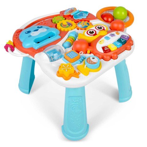 Pchacz, stolik i interaktywna tablica edukacyjna 5w1 RicoKids Pchacz, stolik i interaktywna tablica edukacyjna 5w1 RicoKids