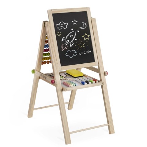 Wielofunkcyjna Tablica Edukacyjna Ricokids – Magnetyczna, Kredowa, Z Liczydłem