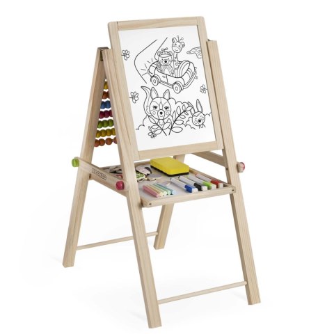 Wielofunkcyjna Tablica Edukacyjna Ricokids – Magnetyczna, Kredowa, Z Liczydłem