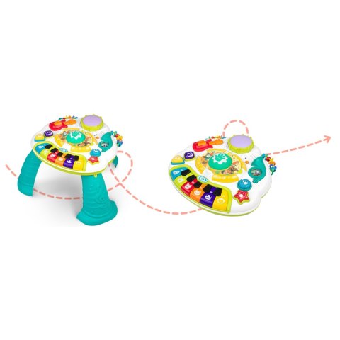 Stolik Edukacyjny Interaktywny 2w1 z Tablicą Muzyka Bluetooth RicoKids Stolik Edukacyjny Interaktywny 2w1 z Tablicą Muzyka Bluetooth RicoKids