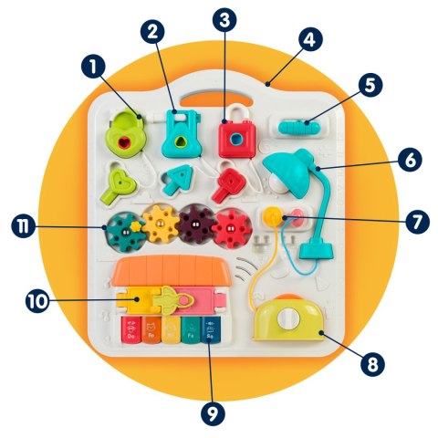 Stolik edukacyjny 5w1 – interaktywna tablica i panel muzyczny dla dzieci Stolik edukacyjny 5w1 – interaktywna tablica i panel muzyczny dla dzieci