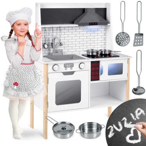 Interaktywna Drewniana Kuchnia dla Dzieci Ricokids RC-846 LED i Dźwięk Interaktywna Drewniana Kuchnia dla Dzieci Ricokids RC-846 LED i Dźwięk