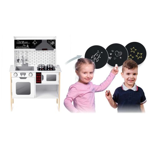 Interaktywna Drewniana Kuchnia dla Dzieci Ricokids RC-846 LED i Dźwięk Interaktywna Drewniana Kuchnia dla Dzieci Ricokids RC-846 LED i Dźwięk