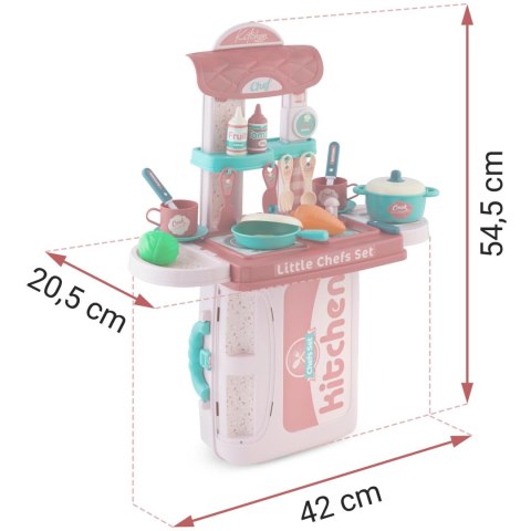 MINI kuchnia w walizce dla dzieci 3w1 - Ricokids MINI kuchnia w walizce dla dzieci 3w1 - Ricokids