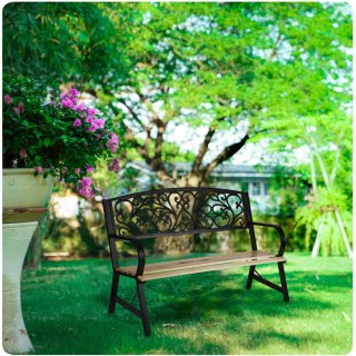 Nowoczesna Ławeczka Parkowa Sofotel Ivy122 x 88,5 x 55,5 cm