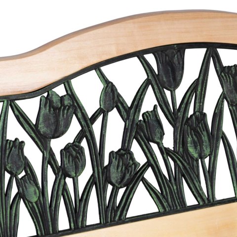 Ławka parkowa z oparciem 123,5 x 74 x 48 cm Gardi Tulip Sofotel Ławka parkowa z oparciem 123,5 x 74 x 48 cm Gardi Tulip Sofotel