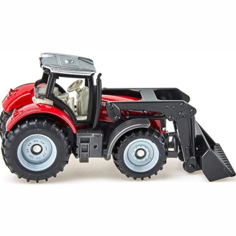 Siku Traktor Massey Ferguson z przednią ładowarką - metalowy model Siku Traktor Massey Ferguson z przednią ładowarką - metalowy model