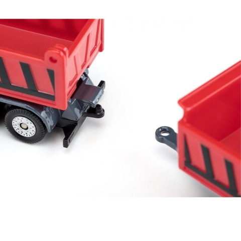 Siku ciężarówka wywrotka z przyczepą model metal skala 1:87 S1685 Siku ciężarówka wywrotka z przyczepą model metal skala 1:87 S1685