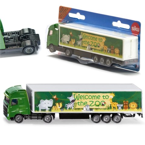 Siku Ciężarówka z przyczepą - metalowy model w skali 1:87 S1627 Siku Ciężarówka z przyczepą - metalowy model w skali 1:87 S1627