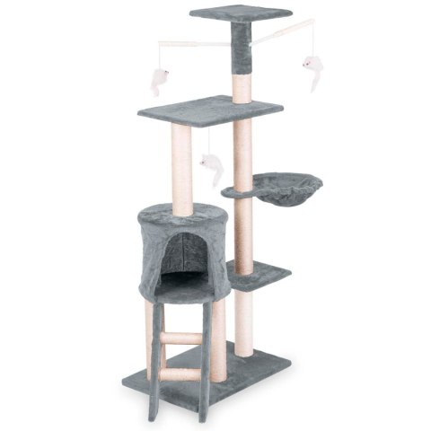 Drapak dla kota 140 cm DR-267 Pethaus z myszką szary Drapak dla kota 140 cm DR-267 Pethaus z myszką szary