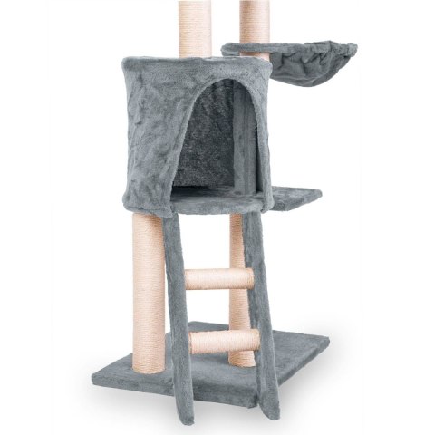 Drapak dla kota 140 cm DR-267 Pethaus z myszką szary Drapak dla kota 140 cm DR-267 Pethaus z myszką szary
