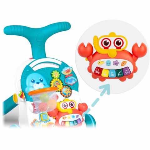 Interaktywny Chodzik Pchacz Stolik Edukacyjny 3w1 Ricokids RK-810 - Biało-Niebieski Interaktywny Chodzik Pchacz Stolik Edukacyjny 3w1 Ricokids RK-810 - Biało-Niebieski
