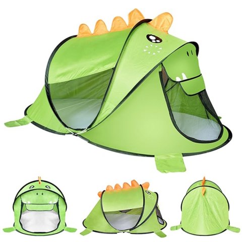 Zielony Namiot Samorozkładający Dinozaur Pop-Up dla Dzieci