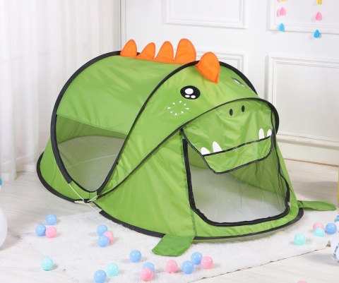 Zielony Namiot Samorozkładający Dinozaur Pop-Up dla Dzieci