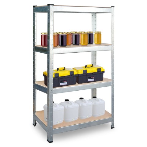 Zestaw 2 Sztuk Regałów Metalowych Magazynowych Plonos PL-700 150 x 75 x 30 cm Zestaw 2 Sztuk Regałów Metalowych Magazynowych Plonos PL-700 150 x 75 x 30 cm