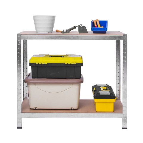 Zestaw 2 Sztuk Regałów Metalowych Magazynowych Plonos PL-700 150 x 75 x 30 cm Zestaw 2 Sztuk Regałów Metalowych Magazynowych Plonos PL-700 150 x 75 x 30 cm
