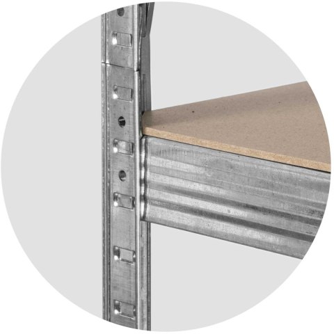 Zestaw 2 Sztuk Regałów Metalowych Magazynowych Plonos PL-700 150 x 75 x 30 cm Zestaw 2 Sztuk Regałów Metalowych Magazynowych Plonos PL-700 150 x 75 x 30 cm