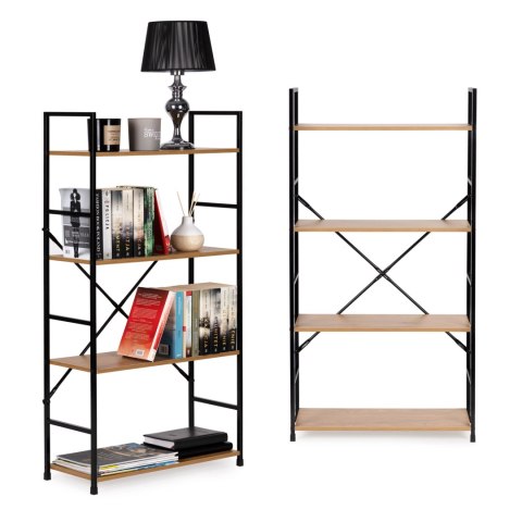 Loftowy Regał ModernHome CWJ602 LOFT WILD OA – 4 Półki, Loftowy Regał ModernHome CWJ602 LOFT WILD OA – 4 Półki,